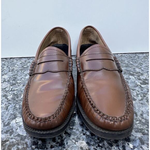 G.H. Bass Weejuns Whitney Women's brown Leather Penny Loafer Shoe SZ 8 - Picture 3 of 16